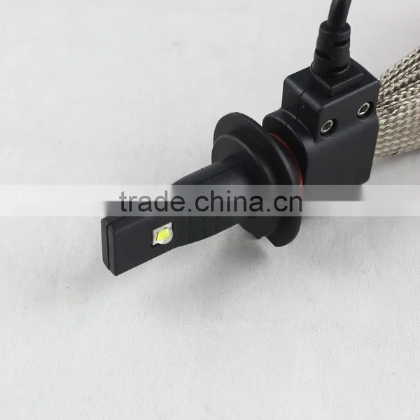 2016 Fanless h7 Led Headlight Bulbs c Ree 40w 5000lm 6500k Super White Driving Light Car h7 Led Headlights photo-4