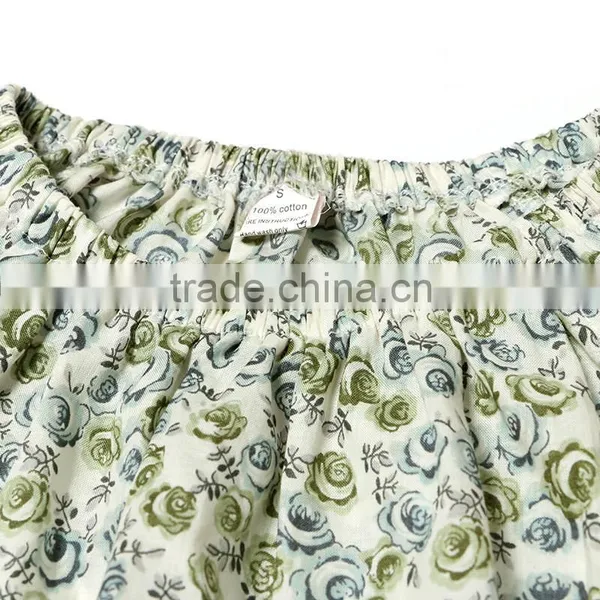Kaiya Latest Baby Clothes Wholesale Flowery Print Romper Toddler Clothes photo-3