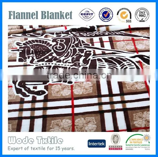 100%polyester Custom Coral Fleece and Flannel Fleece Blanket photo-5