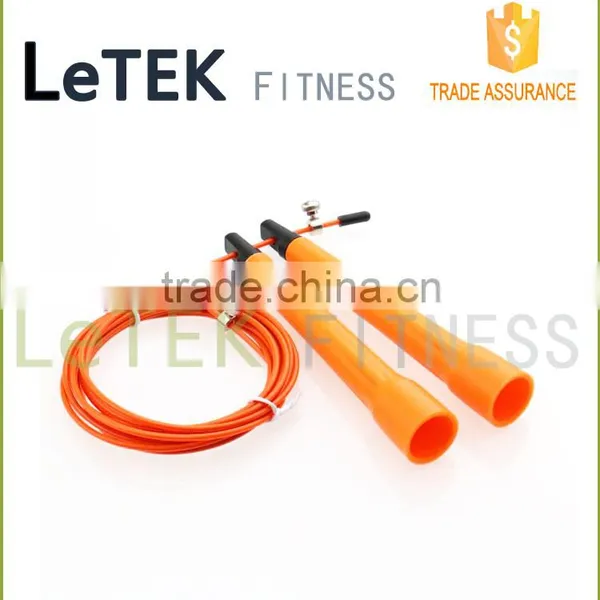 Adjustable Speed Jump Rope - Lightweight Long Ballistic Handles-Adjustable Length Cable and Dual Bearing With Carrying Bag photo-4