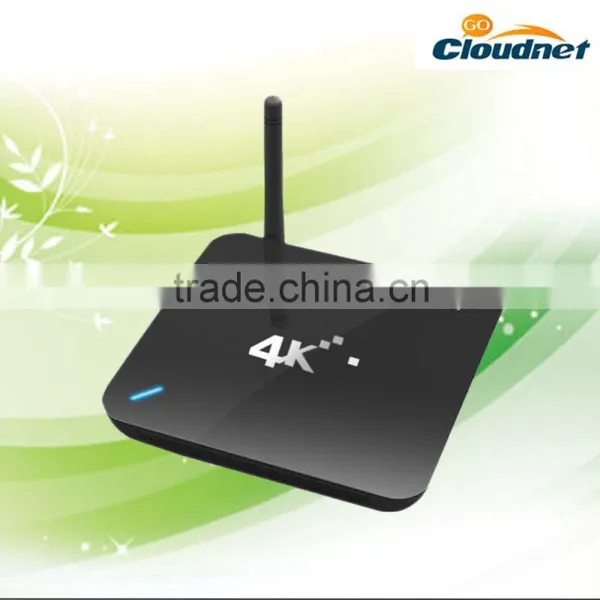 Cloudnetgo CR12S Set Top Box 4K Android Box 2GB/8GB Kodi Dual Band 2.4G/5G Wifi Full HDD Media Player
