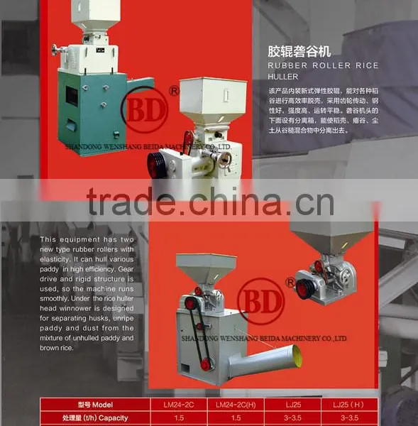 RUBBER ROLLER RICE HULLER