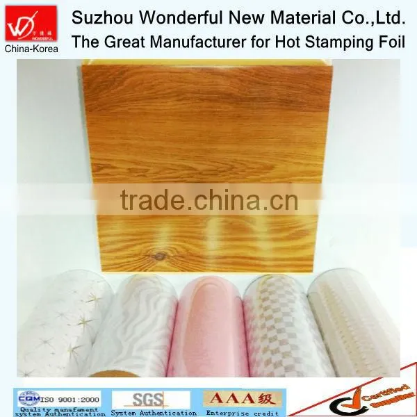 Hot Stamping Foil For PVC Wall & Ceiling Panels