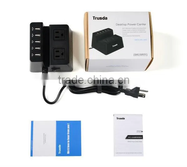 Trusda OEM/ODM High Quality US 5Ports Extersion Socket AC Adapter photo-4
