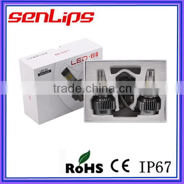 12-24V 360 Degrees H4 COB CHIP Led 4P Headlight for All Vehicles photo-3