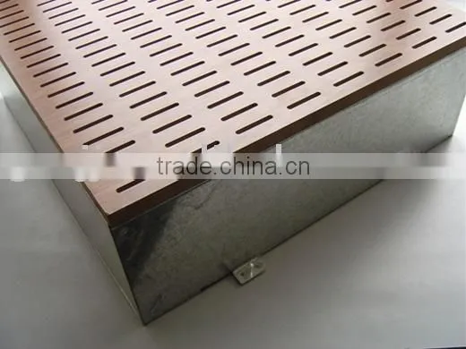 Wooden Perforated Acoustic Structure
