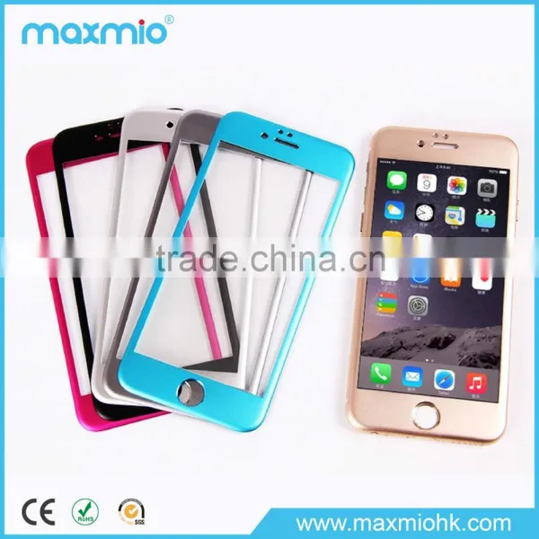 3D Full Curved Titanium Alloy Frame Tempered Glass for IPhone 6/ 6 Plus