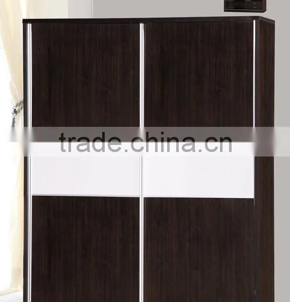 Malaysia Factory Modern Wooden Sliding Door Wardrobe photo-2