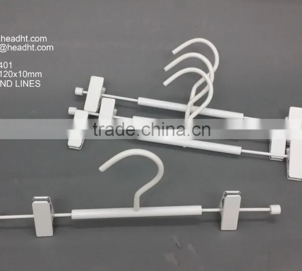 The HEAD Metal Hanger ,plastic Plated One Bar Clips Hanger for Pants Simple Hanger Best Price photo-5