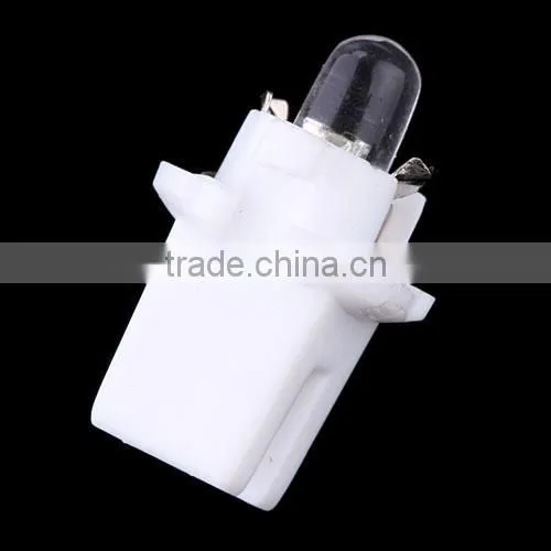 T5 B8.5D Car LED Indicator Light Gauge Speedo Dashboard Side Interior Lamp Bulb White photo-4