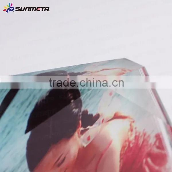 Top Quality Sitting Room Decoration Octagonal Crystal Photo Frame For Sublimation photo-4