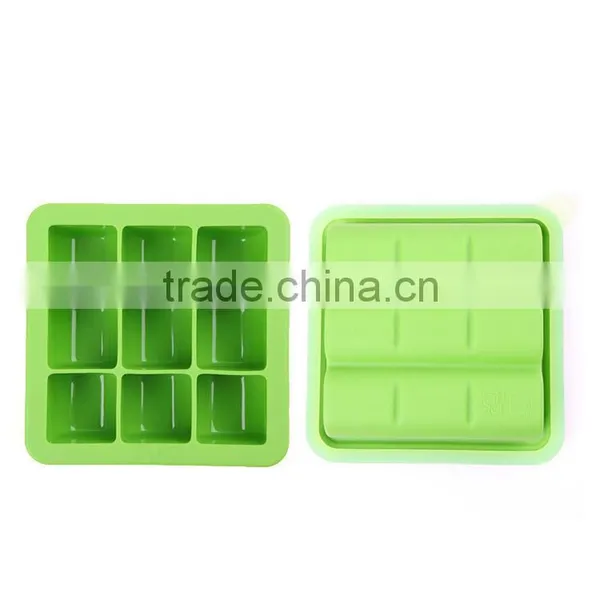 High Quality Custom Silicone Ice Cube Tray With Lid, Personalized Ice Cube Tray Moulds photo-6