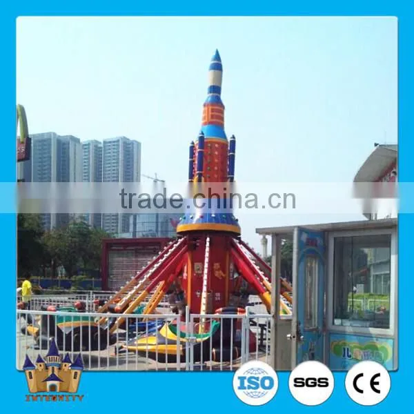 Kiddie Outdoor Playground Equipment 16 / 20 / 24 Seats Self Control Plane Rides Controllable Helicopter Rides photo-4