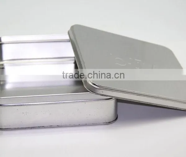 Empty Silver Customized Printing Square Tin Cans photo-2