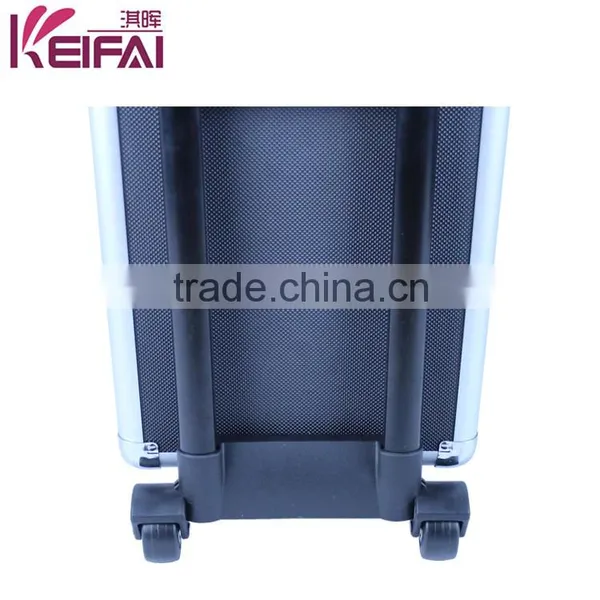Customization Retractable Handle 4 Tiers Beauty Professional Makeup Case With Wheels photo-5