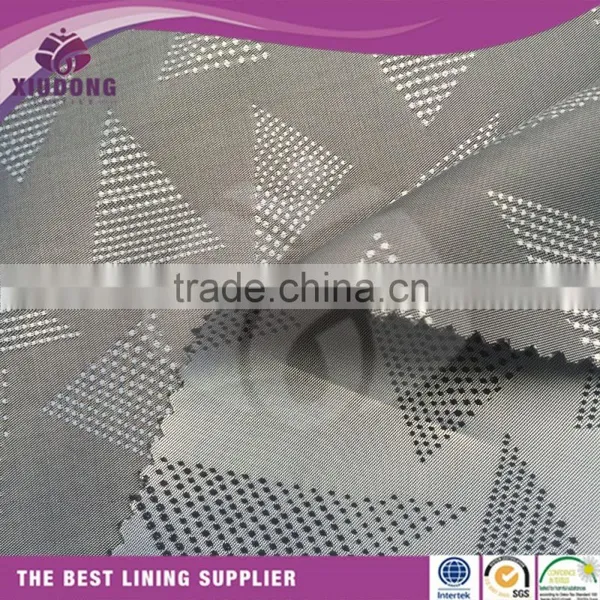 100 Polyester Two Tone Jacquard Pattern Suit/sleeve/jacket Lining Fabric photo-3