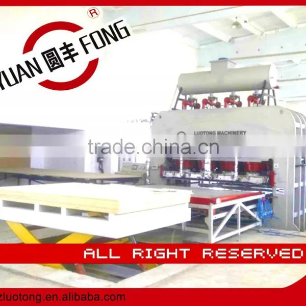 Automatic Short Cycle Paper Laminating Machine