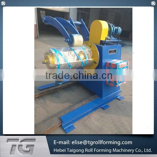 2016 Hot Sell, Machine for Sheet Metal Decoiler , Steel Roofing Roll Forming Machine Decoiler , Steel Rolling Machine photo-6