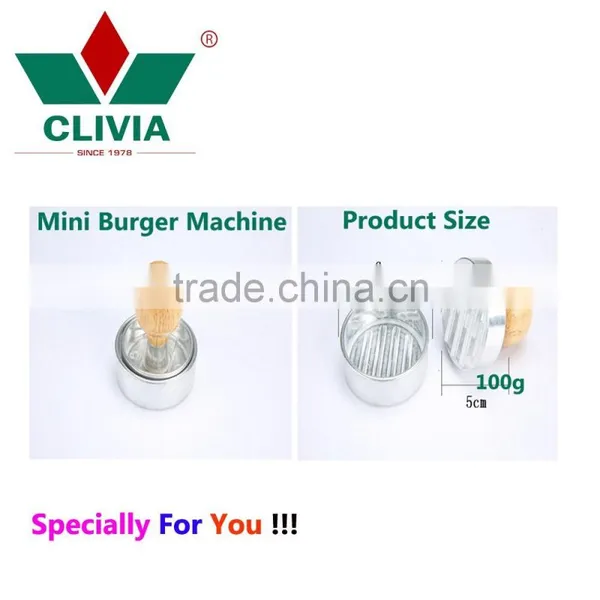 Mini Aluminum Alloy Hamburger Machine Mould photo-6