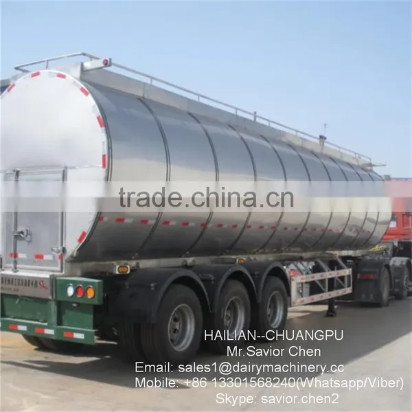 10000L Stainless Steel Milk Transport Tank , Milk Tank photo-2