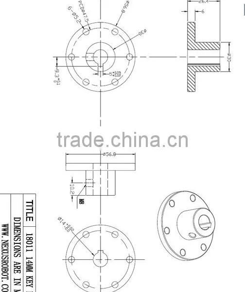 14mm Aluminum Key Hubs photo-3