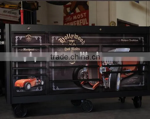 DIY Design Storage Tool Cabinet Workbench With Wheel photo-2