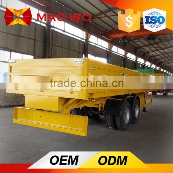 Spain OEM 18 to 80 Ton Bulk Cargo Side Wall Truck Trailer photo-5
