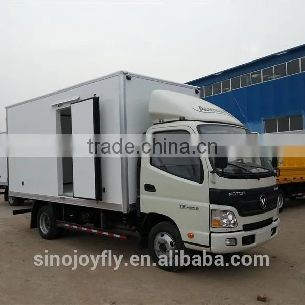 Frezzer Truck Box for Frozen Food Three Side Dumping Trailer photo-2