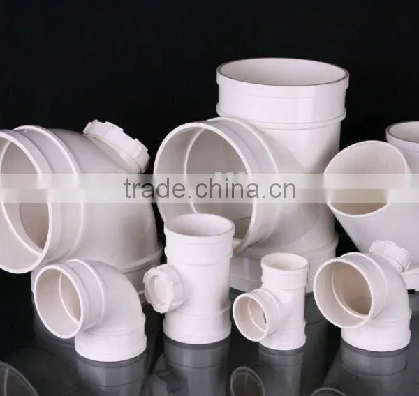 DIN8074 UPVC Fittings Tee, Elbow, Socket for Water or Drain Supply photo-4