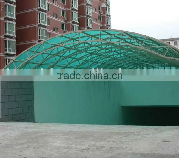 Tinted Plastic Corrugated Carport Roofing Sheet photo-4