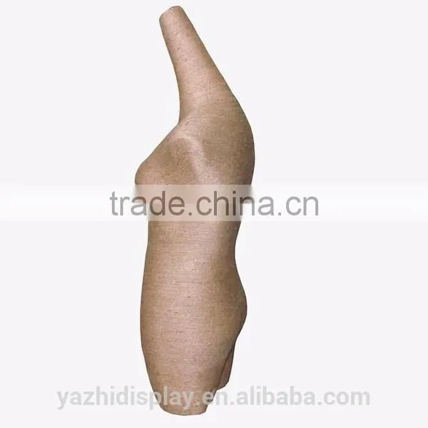 Fiberglass Covered With Hemp Rope Half Body Torso Female Mannequin photo-3