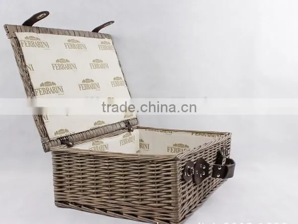 Handmade Brown Wicker Hamper Wholesale Wicker Clothes Hamper photo-5