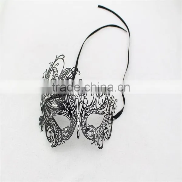 Sexy Mystery Mask Venetian Romantic Masquerade Metal Party Ladies Eye Mask photo-3