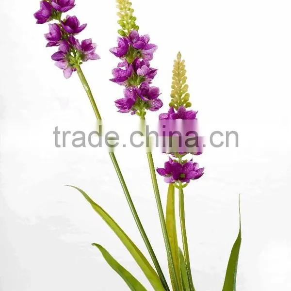 SJ1102028 Lavander Silk Flowers Factory Sell Directly 2 Branches Flower photo-5