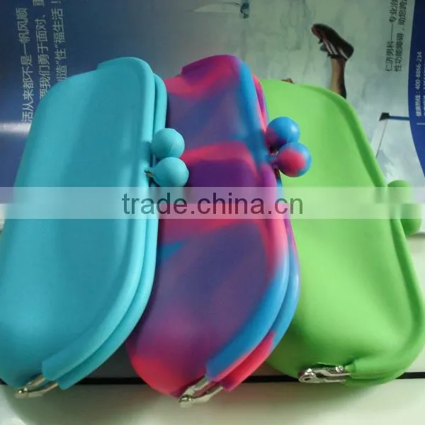 Hot Sale Silicone Glass Bag/Silicon Cosmetic Bag