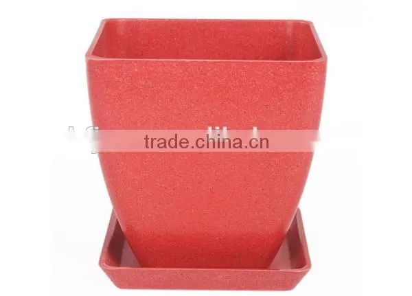 Professional Low Price Endurable Bamboo Fiber Flower Pot photo-2