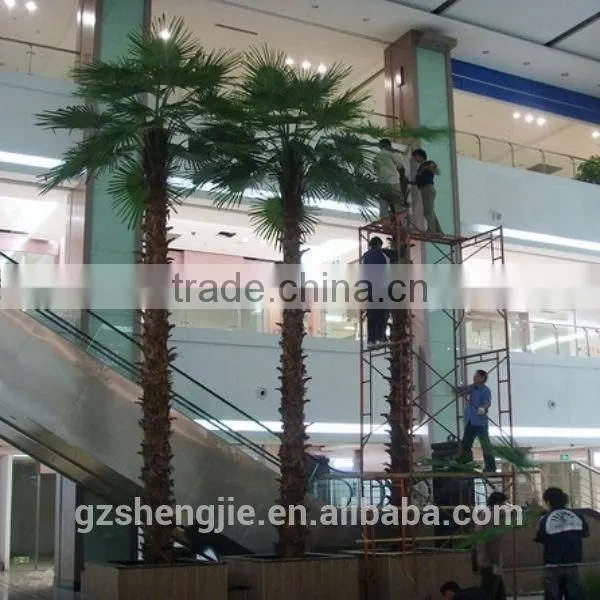 LXY081119 Big Ornamental Plants Artificial Plam Tree High Quality Steel Palm Tree