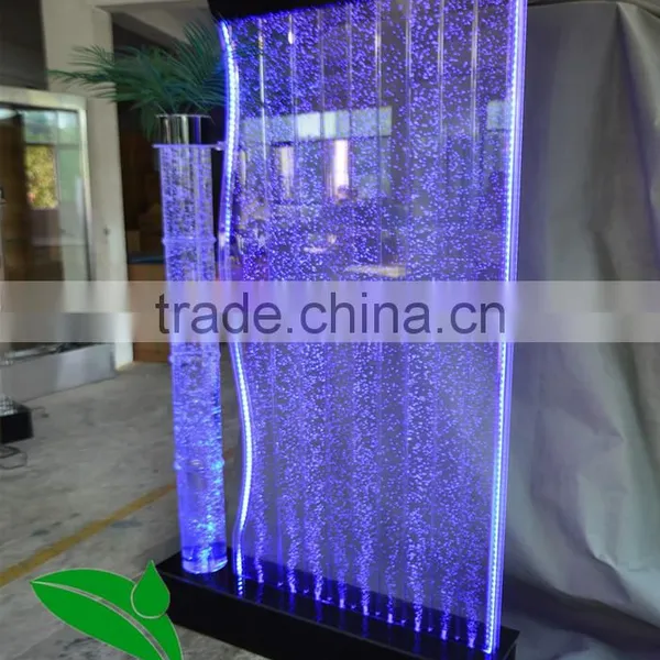 Wedding Stage Backdrop Led Water Bubble Wall With Glowing Trees photo-3