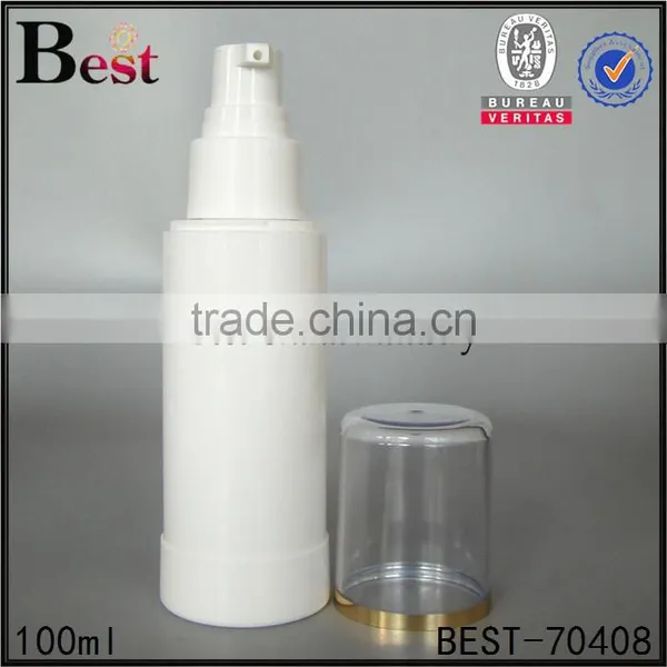 Promotion Cosmetic Personal Care Beard Oil Lotion Detergent Essential Oil Pomade PP White 100ml Plastic Bottle for Oil With Pump photo-2