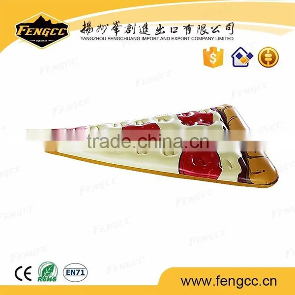 EU Market Custom Design Inflatable Colorful Cartoon Pizza Slice Float Mattress photo-2