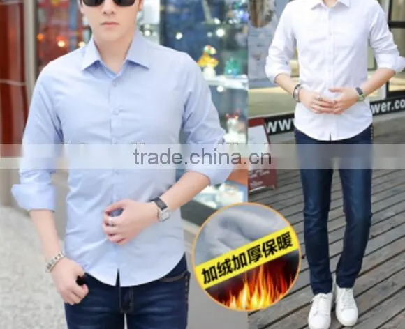 Wholesale OEM Spring Men Long Sleeves Shirts Breathable Polyester Casual Quick Dry Man photo-3