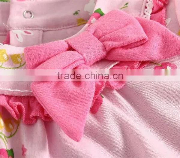 Branded Mom and Bab Printed Girls Dresses for Wholesale 100% Cotton photo-2