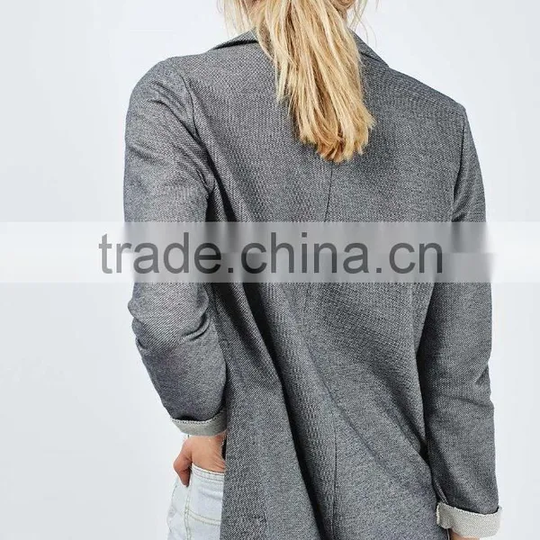 Latest Design Lady Blazer Boy Friend Jacket Women photo-3