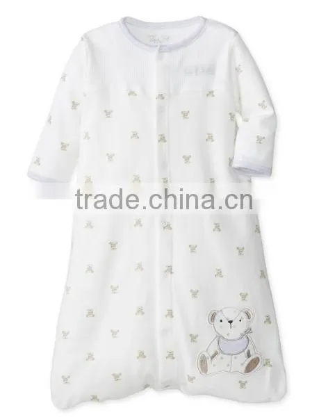 China Applique Wearable Cotton Baby Sleeping Sacks photo-3