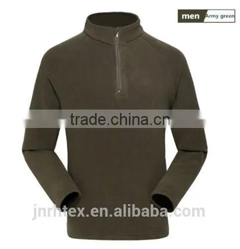 Mens Cotton Half Zip Sweatshirt Without Hoods photo-4