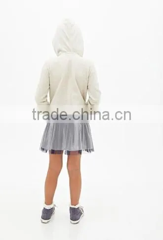 Latest Design Custom Blank Girls Kids Zipper Pocket Hoodies Wholesale China Supplier photo-2