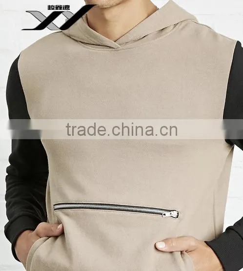 Fashion Cotton Patchwork Men Hoodies photo-4