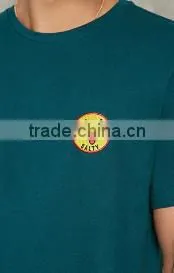 2017 High Quality Fashion Mens Salty Patch Tee OEM Service 60% Cotton 40% Modal Hand Wash Cold Bulk Wholesale photo-2