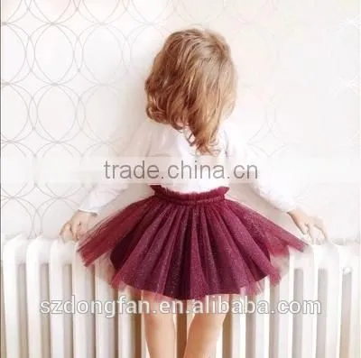 Rose Red Glitter Tutu Mother Daughter Matching Dress Summer New Style photo-5