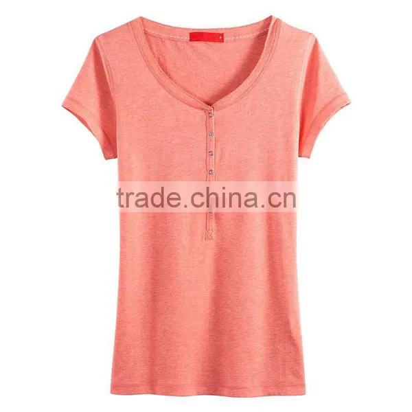 New Fashion Custom Ladies Summer V-neck T-shirts Dress photo-5